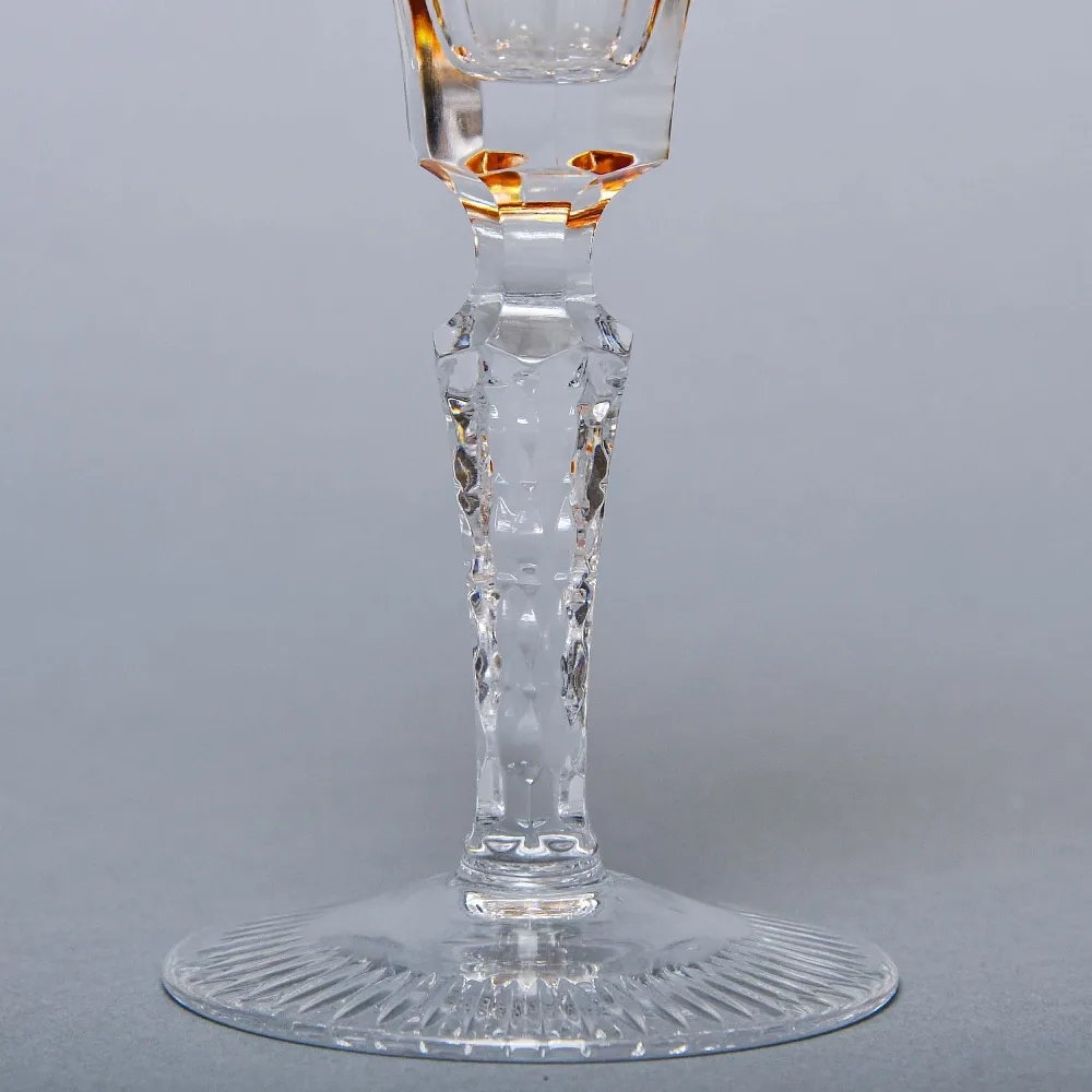 Бокалы для Шампанского из Цветного Хрусталя «Виноград», NACHTMANN Германия, 60 -е годы ХХ века.