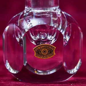 Редкость! Хрустальный Парфюмерный Флакон для духов «KATIA», VAL SAINT LAMBERT, Бельгия.