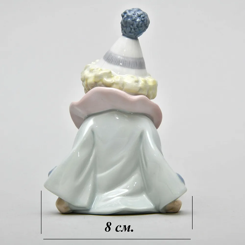 Фарфоровая статуэтка «Маленький клоун со щенком» Lladro, Испания - 1985 год.