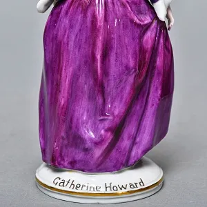 Полная Коллекционная серия Фарфоровых статуэток «Генрих VIII и его шесть жен», Sitzendorf Германия.