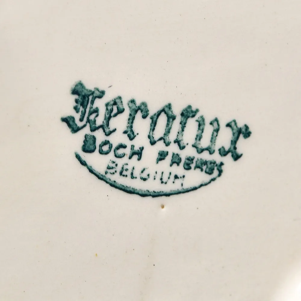 «Орешница» - Ваза - Конфетница «Цветочная Симфония»  Фаянс Бельгия 50-е годы ХХ века.