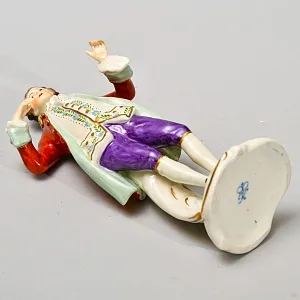 Редкость! Коллекционная фарфоровая статуэтка «Галантный кавалер»,  RUDOLF KAMMER, Германия -1961 год.