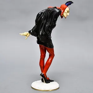 Редкость! Большая Фарфоровая статуэтка «МЕФИСТОФЕЛЬ», Hutschenreuther Германия. 