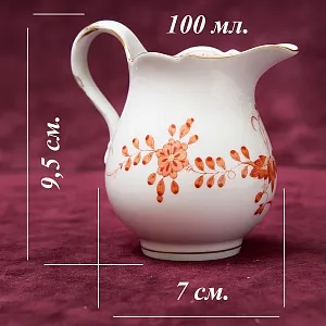 Чайный Сервиз «Индийский цветок» на 6-ть персон Фарфор MEISSEN / МЕЙСЕН Германия.