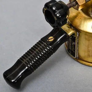 Винтажная Латунная Бензиновая Горелка - Паяльная Лампа, BARTHEL Германия -50 гг. 