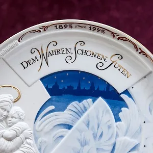  Коллекционная Тарелка - Блюдо «Истина Благоденствие Доброта» Фарфор Rosenthal Германия -1995 год.