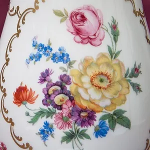 Винтажная Декоративная Ваза «Летний День» Фарфор, Gerold Porzellan Tettau, Германия.