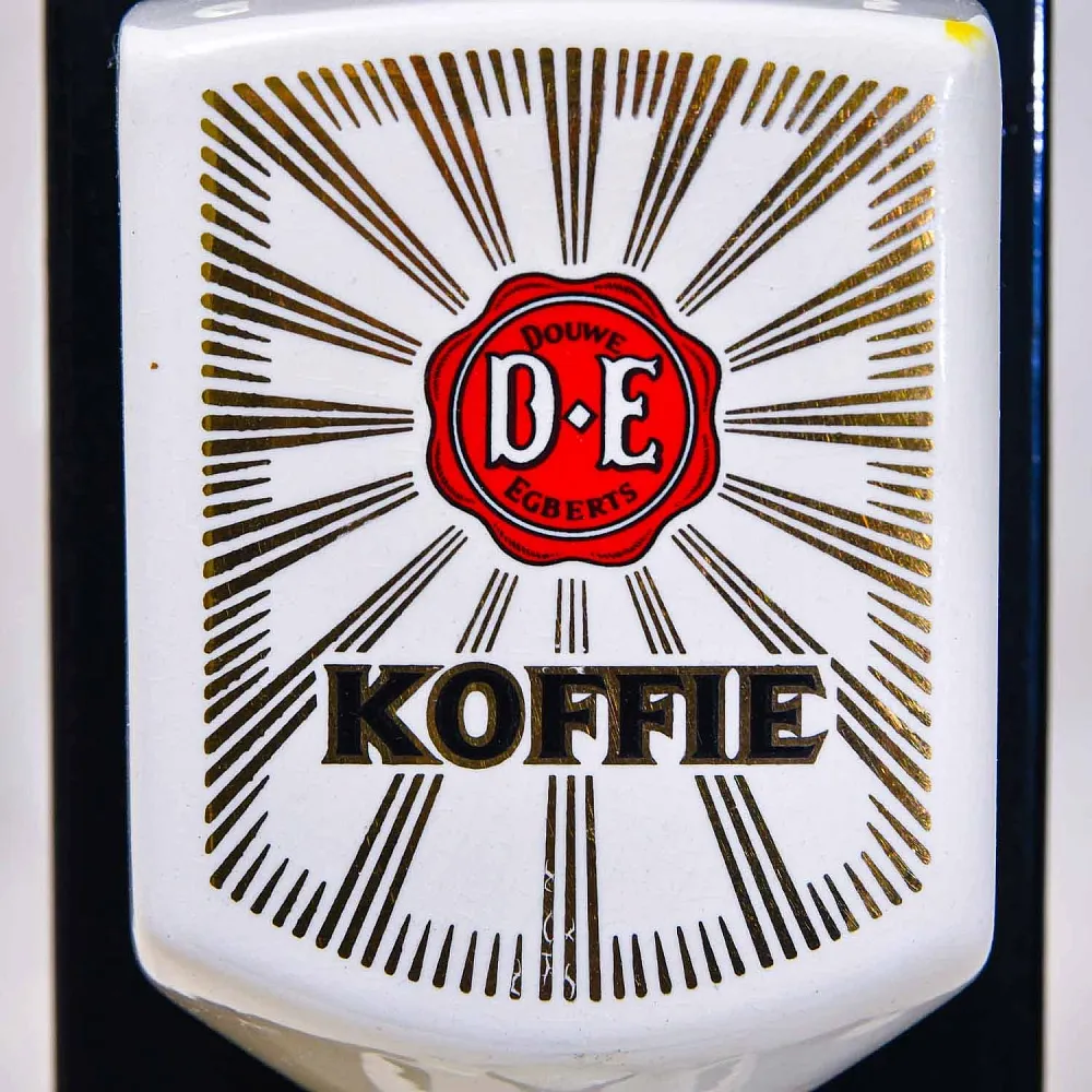 Винтажная Настенная Ручная Кофемолка «Чёрный Кофе», Голландия PeDe, середина ХХ века.