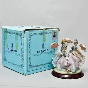 Редкость! Большая Фарфоровая статуэтка «ТРИ СЕСТРЫ», Lladro Испания, 1986 год.