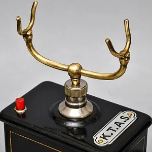 Антикварный Настольный Телефонный аппарат - Телефон «Kjøbenhavns Telefon - KTAS», Дания -1905 год.