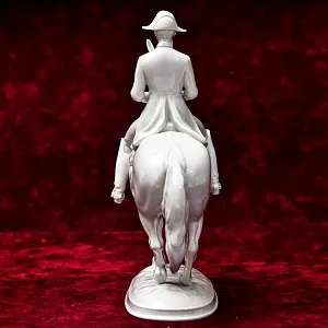 Редкая! Коллекционная Фарфоровая статуэтка «РЫСЬ», Wiener Porzellanmanufaktur Augarten, Австрия, середина ХХ века.