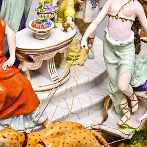 Редкость! Коллекционная Фарфоровая статуэтка «ТРИУМФ», Scheibe-Alsbach Германия, 1962 - 1972 годы. 