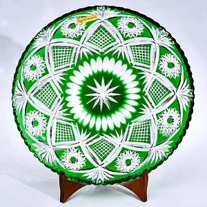 Хрустальное Блюдо - Фруктовница NACHTMANN Германия D-29 см., вторая половина ХХ века.