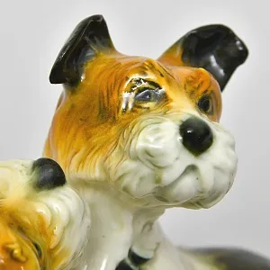 Редкость! Фарфоровая Статуэтка Пара Собак «Терьеры»,Карл Энс / Karl Ens, Германия -1936 год.