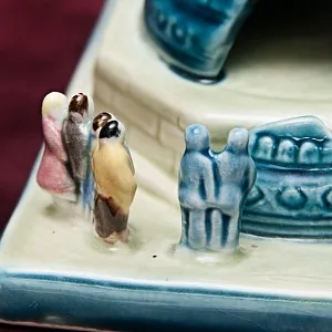 Миниатюрная Фаянсовая Композиции - Статуэтка «Царь-Колокол» СССР ЗиК Конаково -60 гг. 