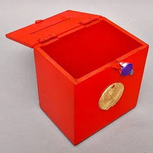 Редкость!!! Оригинальная «Выездная Урна для голосования» - Ящик, Дерево, СССР -1980 г.