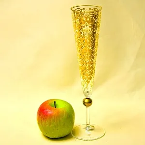 Эксклюзивный Коллекционный Бокал для Шампанского серия «Millenium - 2000», Theresienthal Германия.