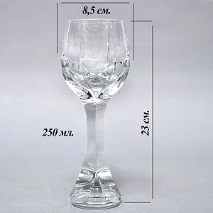 Редкость! Хрустальные Бокалы - Фужеры для Вина серия «Neptune», BACCARAT, Франция, 80 -гг. 