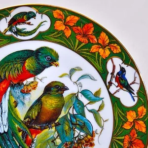 Редкость! Коллекционная Тарелка «Райская птица» Фарфор, Hause Schirnding, Германия - 1994 год.
