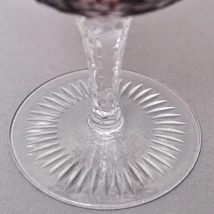 Полный Набор - 8 штук, Хрустальных Фужеров для Мартини или Шампанского серия «Виноград», NACHTMANN Германия 60 гг.