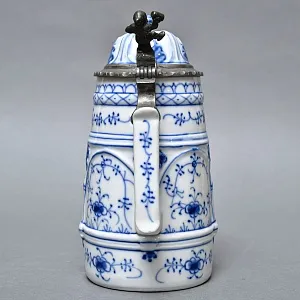 Антикварный Фарфоровый кувшин для пива «Гном - пивовар», Bremer & Liebmann Германия, 1887 - 1923 годы.