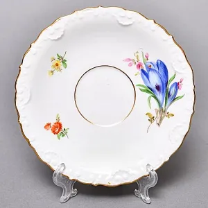 Чайный набор «Мейсенский букет» на 6 персон, Фарфор MEISSEN Германия, 1924 - 1934 годы. 