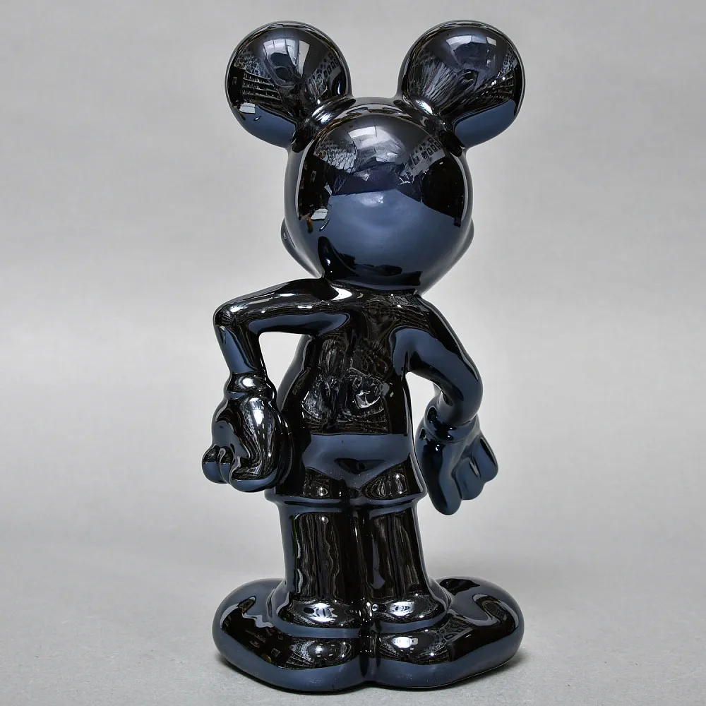 Дизайнерская фарфоровая статуэтка «Микки Маус. Зеркальный графит» от Disney Showcase Collection / Enesco, США - 2010 год.