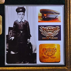 Коллекционное Панно - Картина «Элементы формы школьника СССР», Россия вторая половина ХХ в.