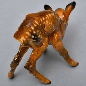 Коллекционная Фарфоровая статуэтка «Пятнистый Олененок», Hutschenreuther Германия, 50-е гг.