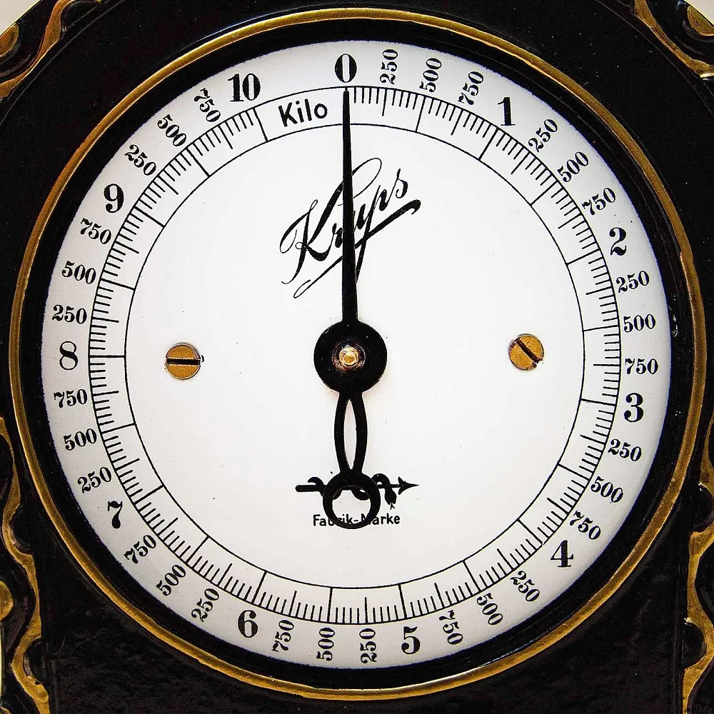 Кухонные Антикварные Механические Весы KRUPS Германия -1910 год.