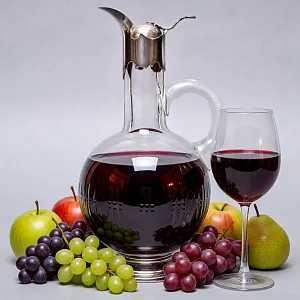 Винтажный Хрустальный ГРАФИН КУВШИН ДЕКАНТЕР, Франция середина ХХ века. 