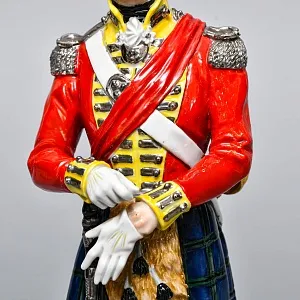 Коллекционная Фарфоровая статуэтка «Солдаты Британской армии. 93-й пехотный полк», SITZENDORF Германия.