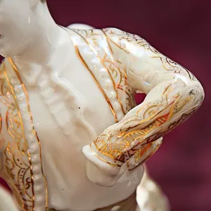 Авторская Коллекционная Фарфоровая статуэтка «Испанский танец», СССР ЛЗФИ, 1967 - 1983 годы.