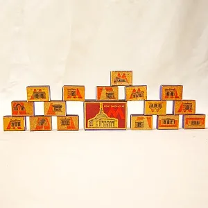 Памятный Сувенирый Набор - Хозяйственные Спички «Московское Метро», СССР -1955 год.