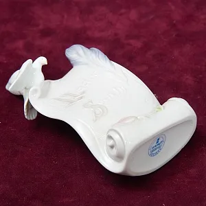 Фарфоровая Настольная плакетка LLADRO Society, Испания, 1985 - 2001 годы. 