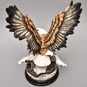 Большая Коллекционная статуэтка Птица - «Орел. Белоголовый орлан», Fanconi Arts Италия.