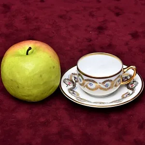 Антикварная Коллекционная Кофейная пара Rosenthal, Германия, 1919 - 1935 годы.