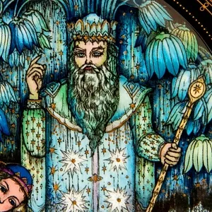 Коллекционная Тарелка «Русские Сказки» - «МОРОЗКО» Фарфор, Villeroy&Boch Германия -1986г.