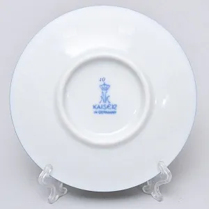 Коллекционная Фарфоровая Кофейная Пара «Золотые листья», KAISER Германия.