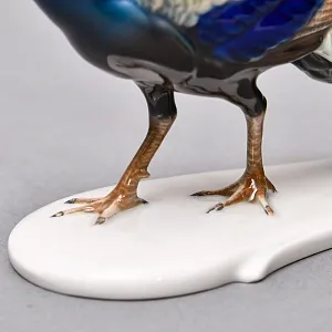 Редкость! Коллекционная Фарфоровая статуэтка «Птица - Павлин», ROSENTHAL Германия 40 гг.