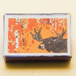 Памятный Сувенирый Набор - Хозяйственные Спички «Золотая Осень», СССР -1965 год. 