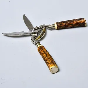 Винтажный Набор для Барбекю «Охота» - 3 предмета, DREIZACK SOLINGEN Германия, 50 -е годы ХХ века.