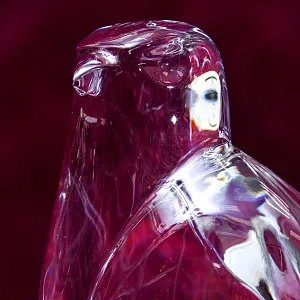 Хрустальная Статуэтка или Пресс-Папье «СОКОЛ», VAL SAINT LAMBERT, Бельгия.