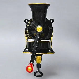 Старинная Чугунная Ручная Механическая Мельница - Кофемолка, Англия начало ХХ века.