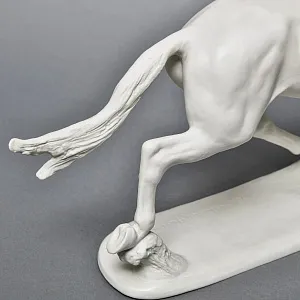 Редкость! Бисквитный Фарфор - Большая Статуэтка «Бегущий конь», ROSENTHAL Германия.