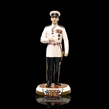 Коллекционная Авторская Статуэтка «Адмирал Российского Императорского флота - Колчак А.В.», фарфор, Россия. 