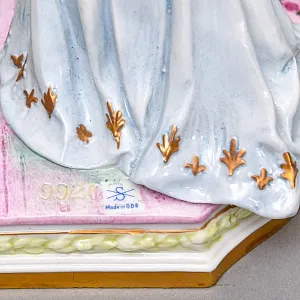 Коллекционная Фарфоровая статуэтка «Наполеон Бонапарт и Луиза Прусская» Scheibe-Alsbach Германия. 