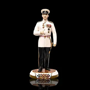 Коллекционная Авторская Статуэтка «Адмирал Российского Императорского флота - Колчак А.В.», фарфор, Россия. 