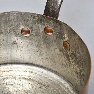 Винтажный Набор из 5-ти Медных Ковшиков разных размеров Франция, середина ХХ века.