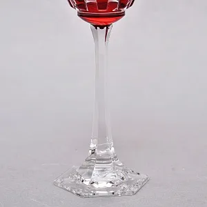 Редкость! Шесть Хрустальных Бокалов для Вина серия «CARAT», Limited Edition NACHTMANN Германия, конец ХХ века.